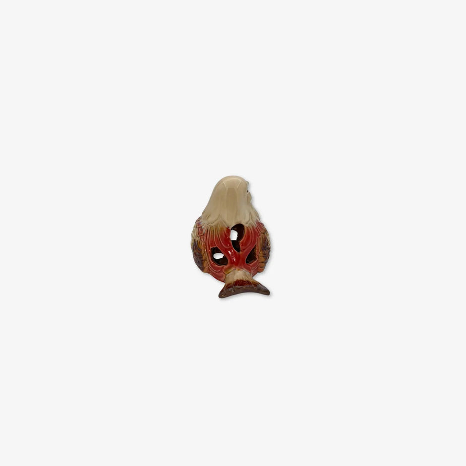 Adorno de ceramica par de palomas