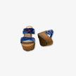 Sandalias con taco para  mujer Jeans Razgados