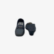 Zapatos Mocasin para mujer con taco color acero con detalle