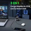 Cargador UGREEN Uno Robot GaN 65W USB-C - Space Gray