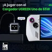 Cargador UGREEN Uno Robot GaN 65W USB-C - Space Gray