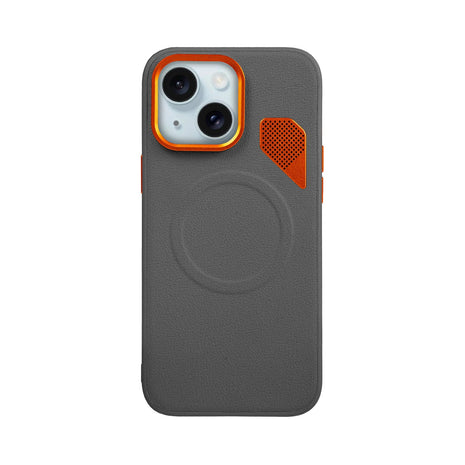 Case Core X Armor Magnético iPhone 15 en Gris: vista trasera