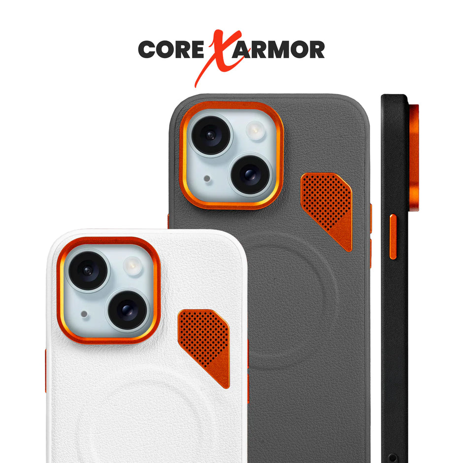 Case Core X Armor - iPhone 15 (MagSafe) | Gris