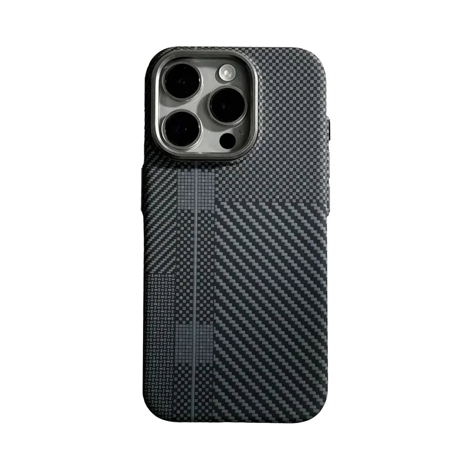 Case Ultra Delgado con Diseño Fibra de Carbono - iPhone 15 Pro | Luxo Negro 03