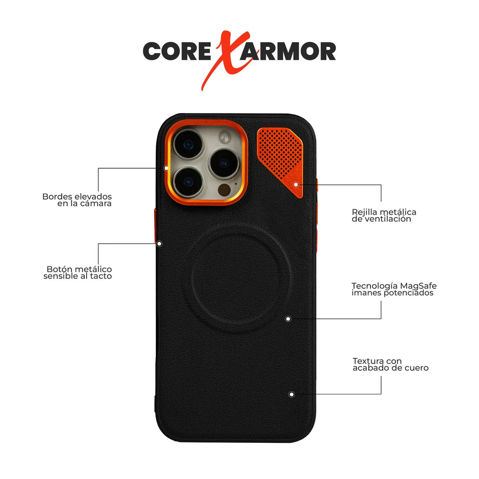 Case Core X Armor Magnético iPhone 15 Pro Max: detalles y características