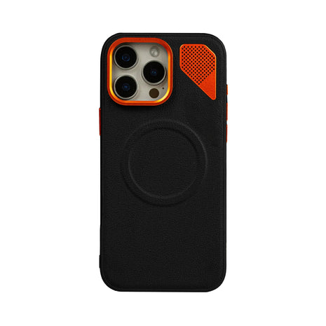 Case Core X Armor Magnético iPhone 15 Pro Max en Negro: vista trasera