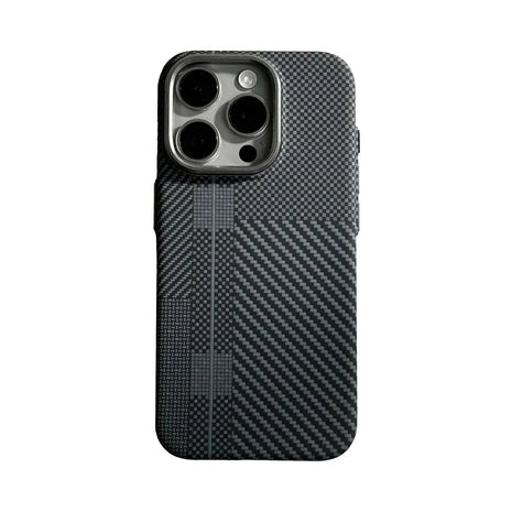 Case Ultra Delgado con Diseño Fibra de Carbono - iPhone 15 Pro Max | Luxo Negro 03
