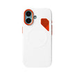 Case Core X Armor Magnético iPhone 16 en Blanco: vista trasera