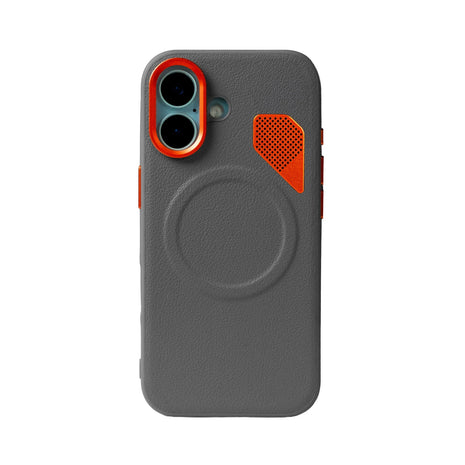 Case Core X Armor Magnético iPhone 16 en Gris: vista trasera