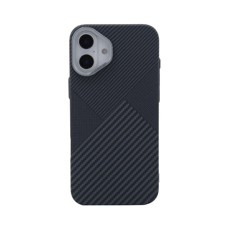 Case Ultra Delgado con Diseño Fibra de Carbono para iPhone 16 | Luxo Negro 02