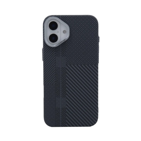 Case Ultra Delgado con Diseño Fibra de Carbono para iPhone 16 | Luxo Negro 03