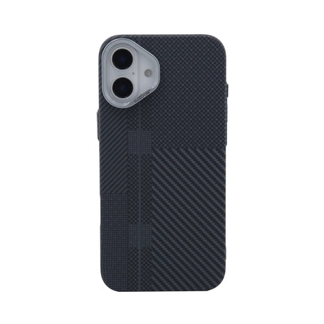 Case Ultra Delgado con Diseño Fibra de Carbono para iPhone 16 | Luxo Negro 03