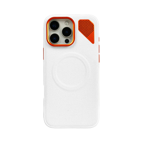 Case Core X Armor Magnético iPhone 16 Pro en Blanco: vista trasera