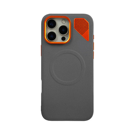 Case Core X Armor Magnético iPhone 16 Pro en Gris: vista trasera