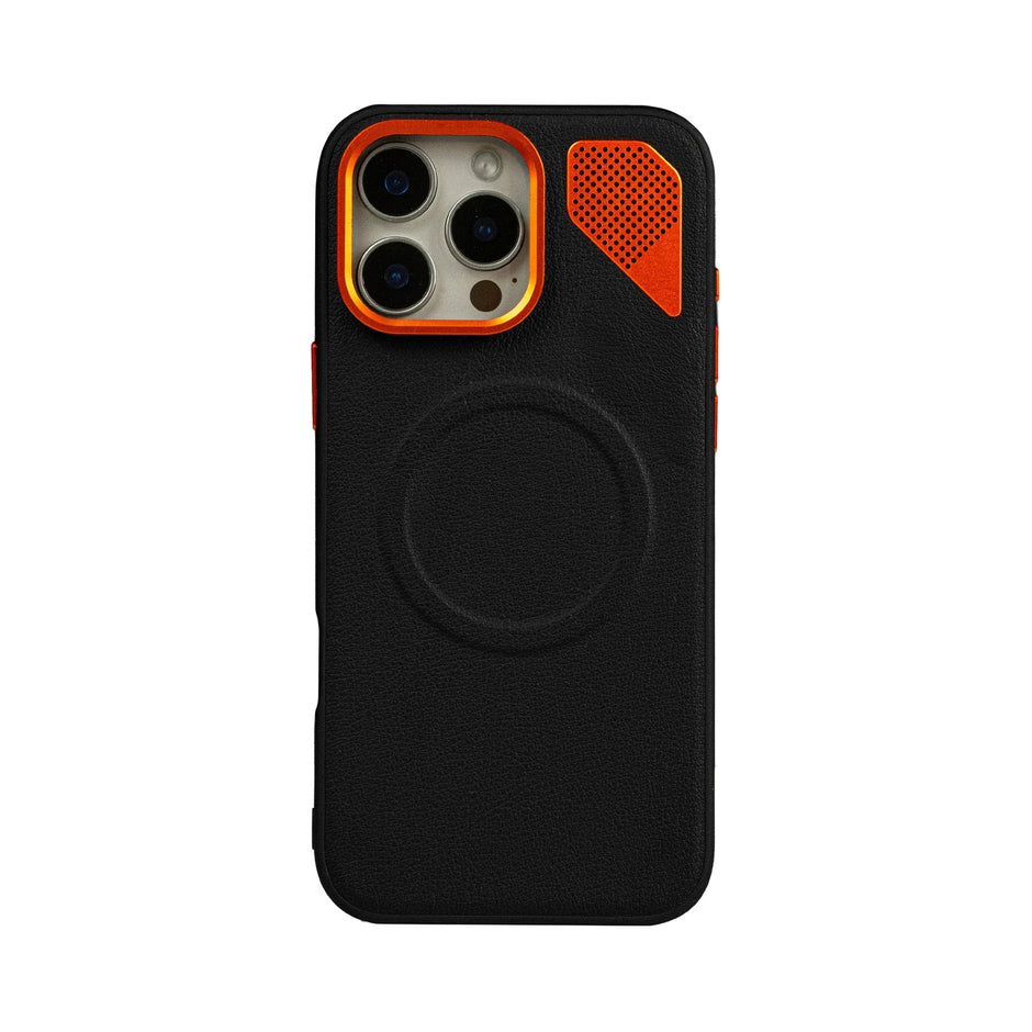 Case Core X Armor Magnético iPhone 16 Pro en Negro: vista trasera