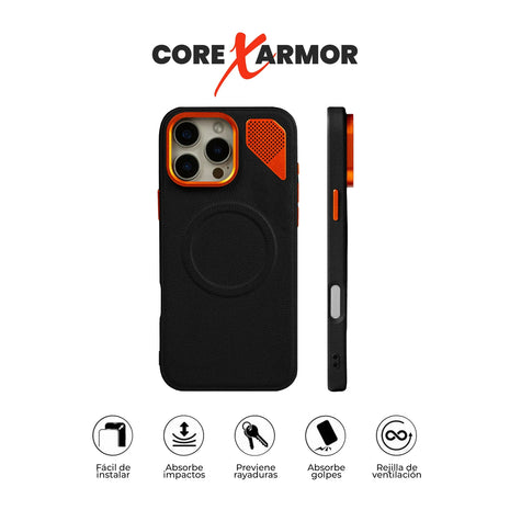 Case Core X Armor Magnético iPhone 16 Pro: detalles y características