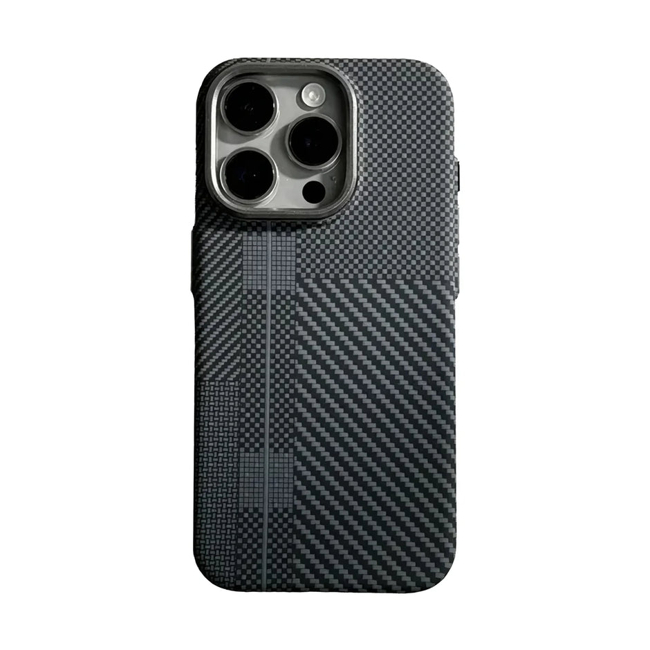 Case Ultra Delgado con Diseño Fibra de Carbono - iPhone 16 Pro | Luxo Negro 03