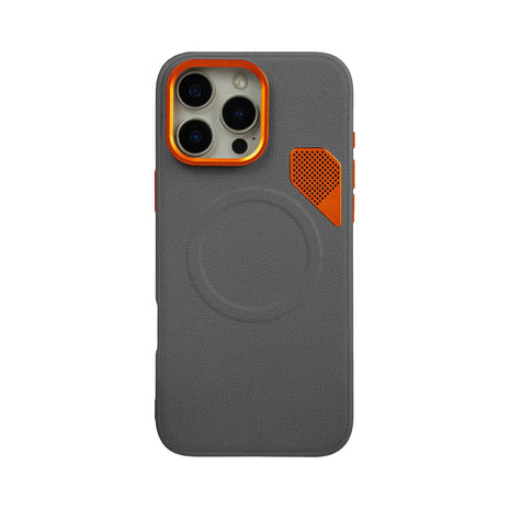 Case Core X Armor Magnético iPhone 16 Pro Max en Gris: vista trasera
