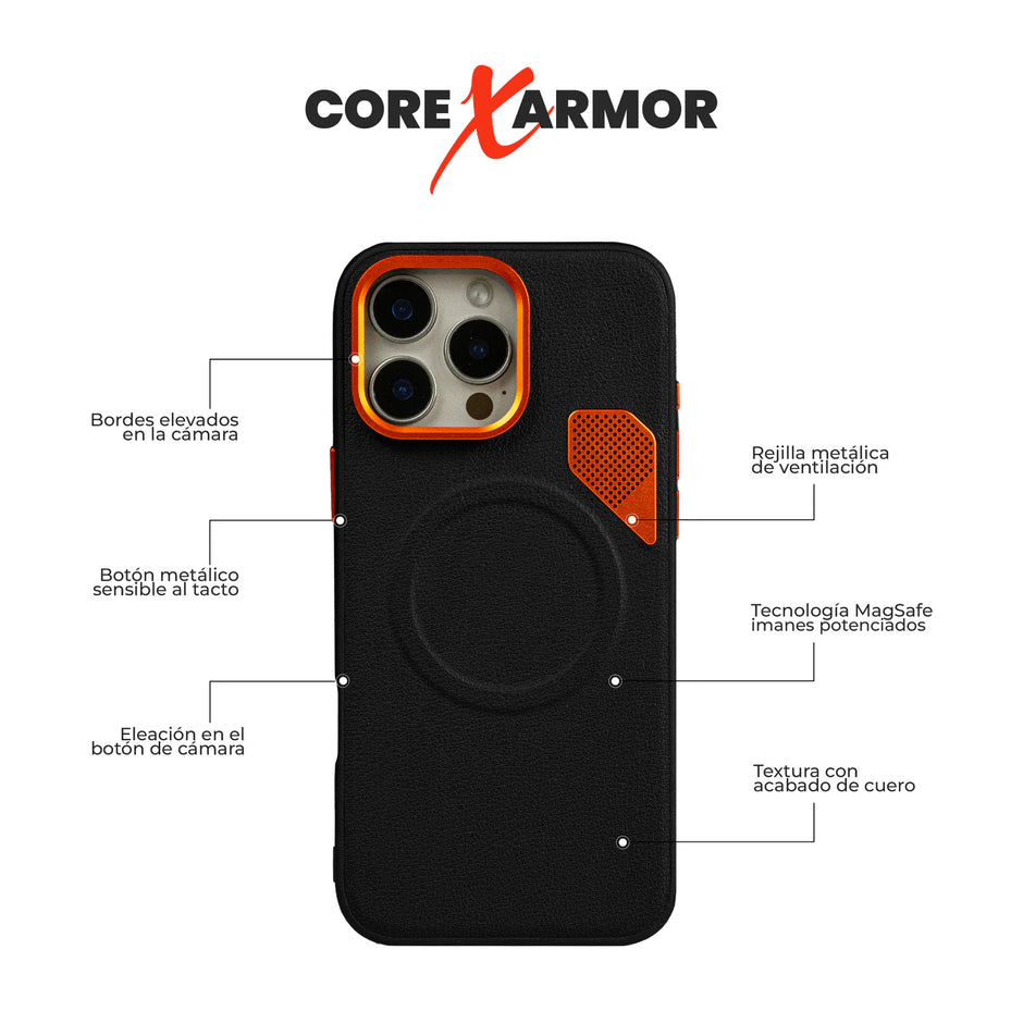 Case Core X Armor - iPhone 15 Pro Max (MagSafe) | Gris