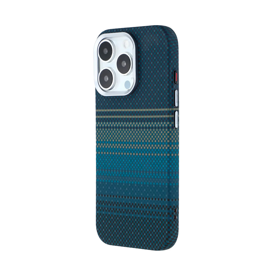 Case Ultra Delgado con Diseño Fibra de Carbono - iPhone 16 Pro Max | Luxo Azul 01