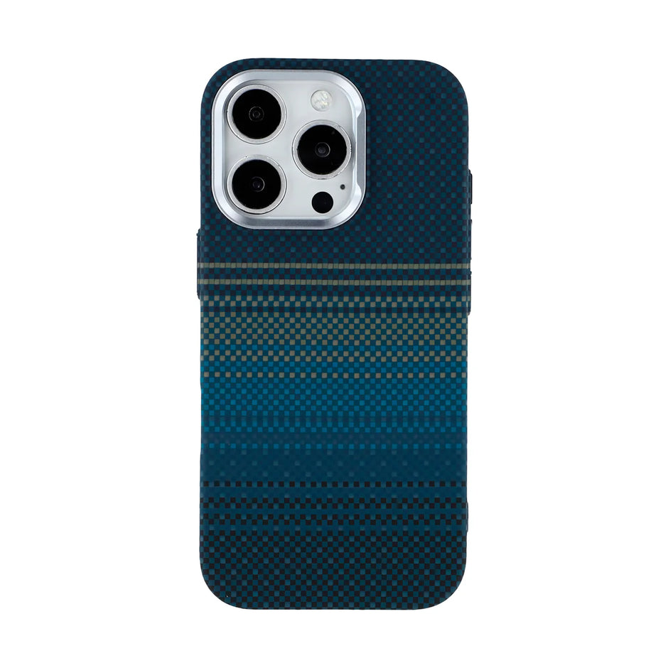 Case Ultra Delgado con Diseño Fibra de Carbono - iPhone 16 Pro Max | Luxo Azul 01
