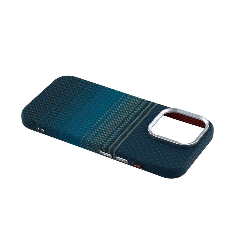 Case Ultra Delgado con Diseño Fibra de Carbono - iPhone 16 Pro Max | Luxo Azul 01