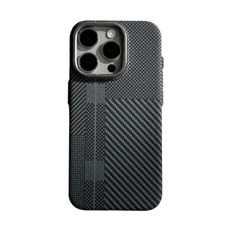 Case Ultra Delgado con Diseño Fibra de Carbono - iPhone 16 Pro Max | Luxo Negro 03