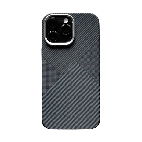 Case Ultra Delgado con Diseño Fibra de Carbono - iPhone 16 Pro Max | Luxo Negro 02