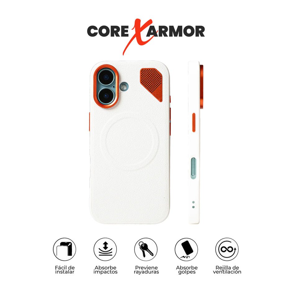 Case Core X Armor - iPhone 16 (MagSafe) | Blanco