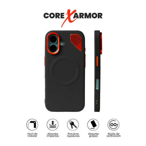 Case Core X Armor Magnético iPhone 17: detalles y características