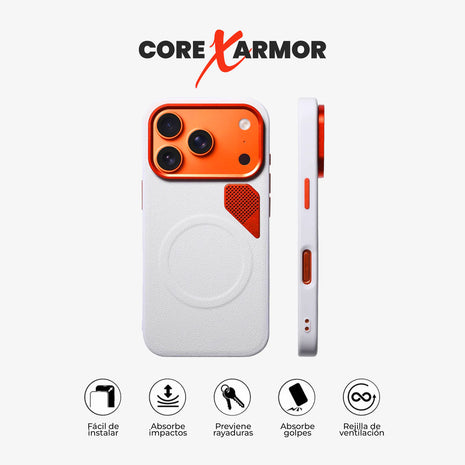 Case Core X Armor - iPhone 17 Pro (MagSafe) | Blanco