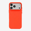 Case Luxo Diseño Fibra de Carbono - iPhone 17 Pro Max | Luxo Naranja 06