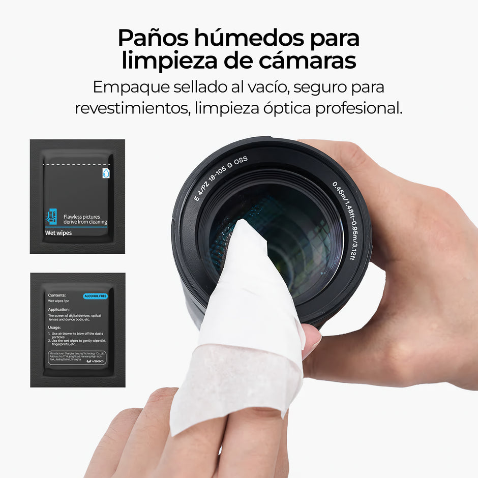 Kit de Limpieza VSGO para Cámaras