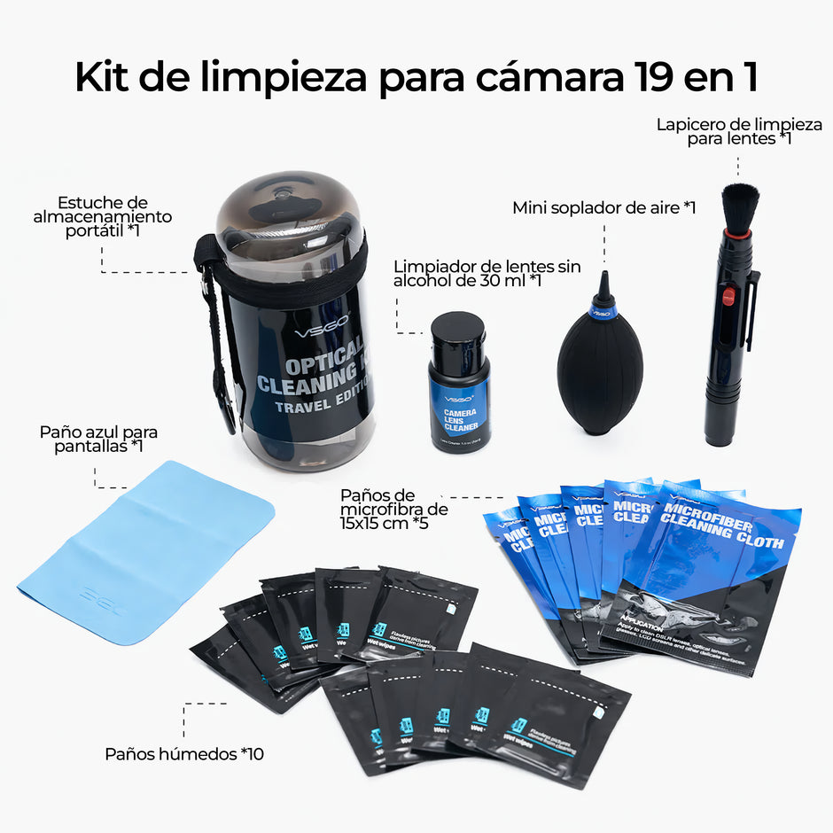 Kit de Limpieza VSGO para Cámaras