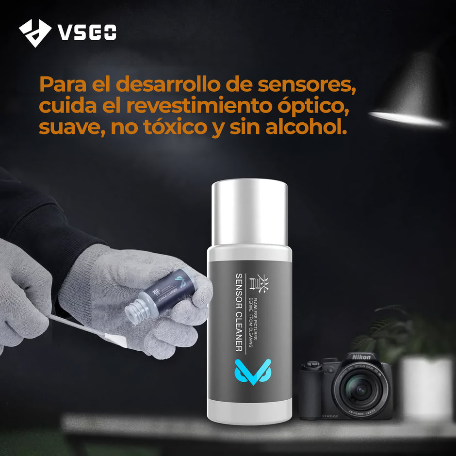 Kit de Limpieza de Sensor APS-C VSGO 11 en 1 para Cámara