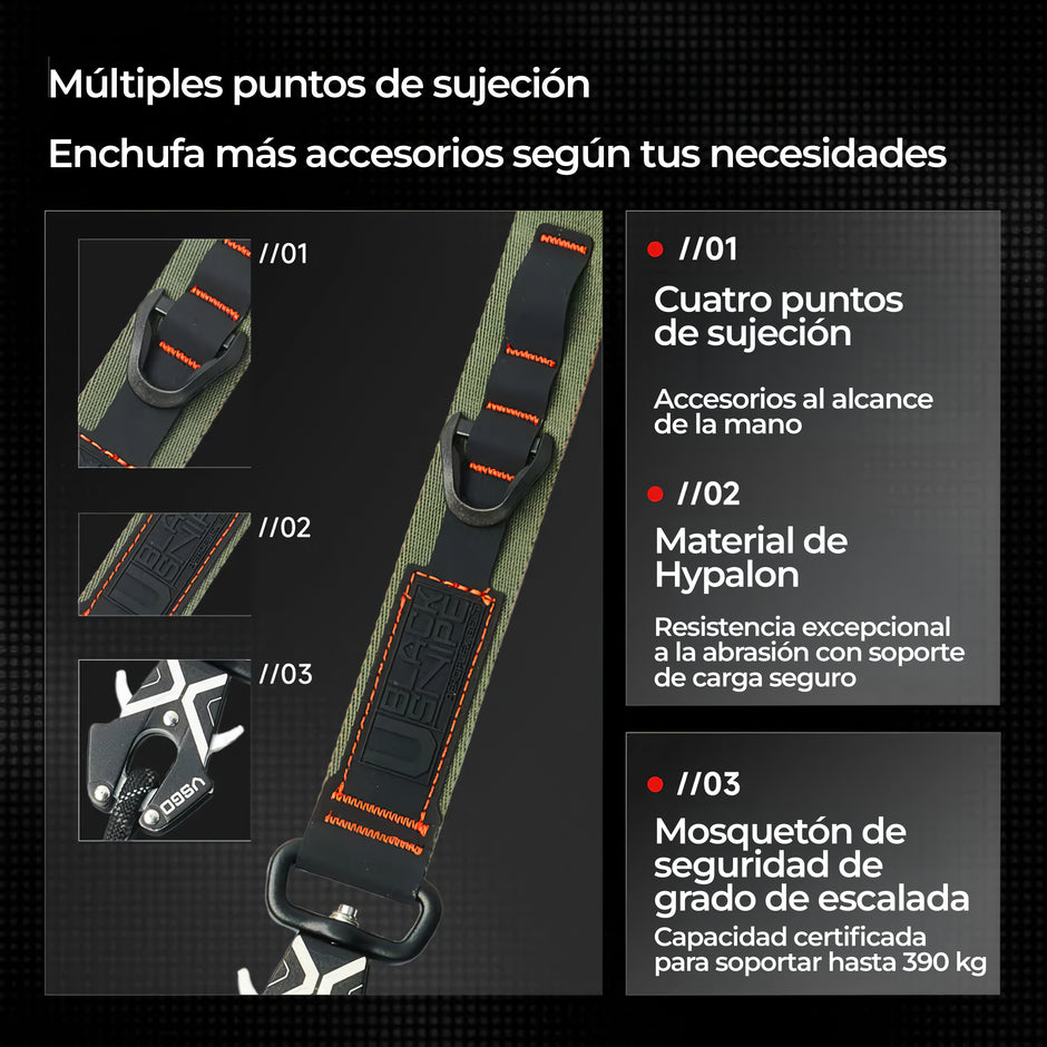 Correa para Cámara VSGO Black Snipe Pro con Anclaje Rápido | NEGRO
