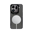 Case Carbono Camshield Oppo Find X9 Pro | Gris Plateado