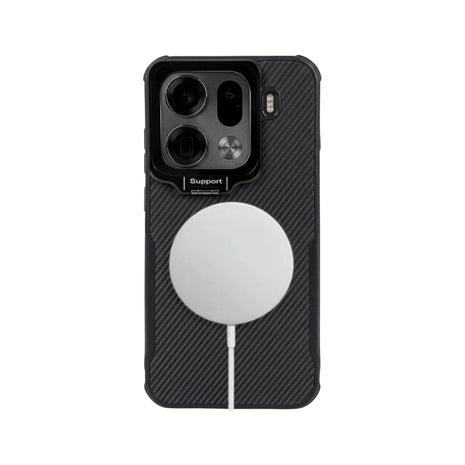 Case Carbono Camshield Oppo Find X9 Pro | Negro Grafito