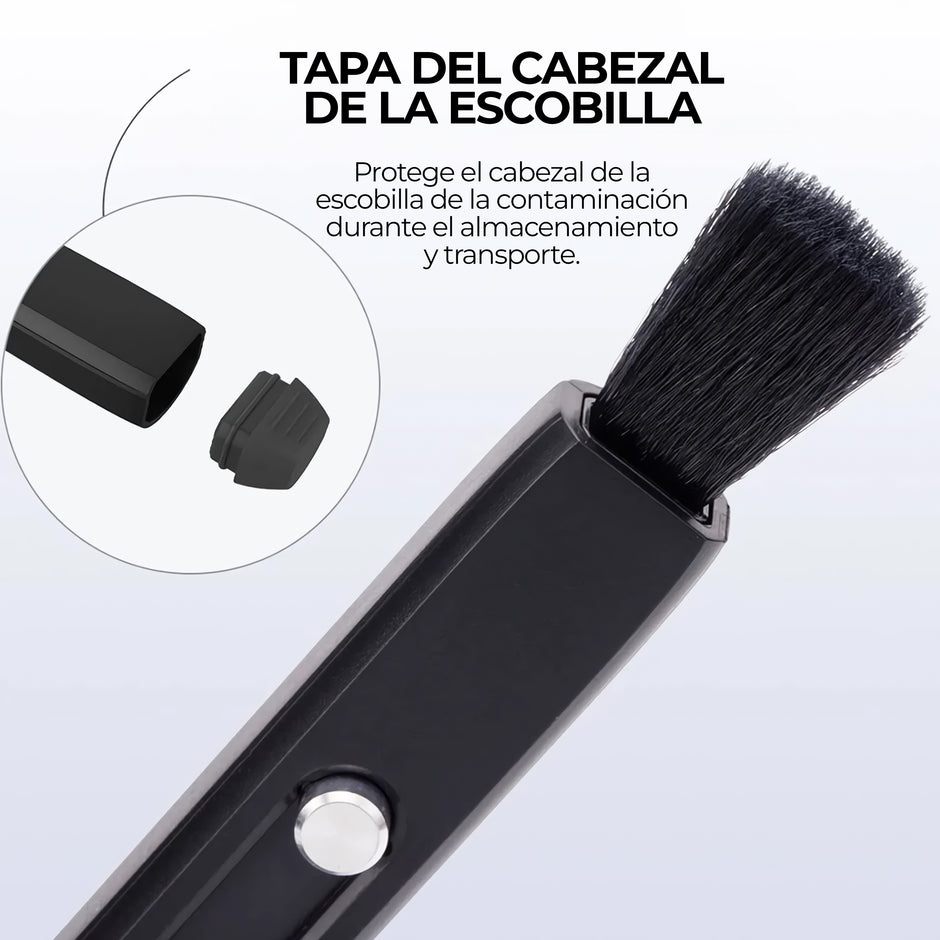 Lapiz Limpiador con Punta de Carbón y Brocha
