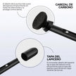 Lapiz Limpiador con Punta de Carbón y Brocha