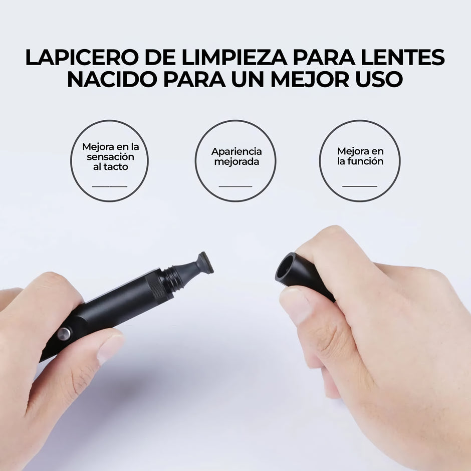 Lapiz Limpiador con Punta de Carbón y Brocha