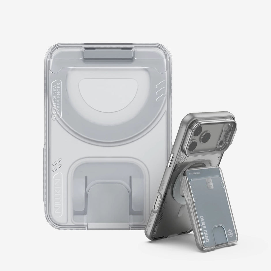 Tarjetero Parante Nillkin IceMate (MagSafe) Gris Crepúsculo 1