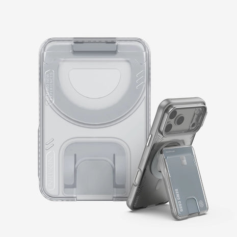 Tarjetero Parante Nillkin IceMate (MagSafe) Gris Crepúsculo 1