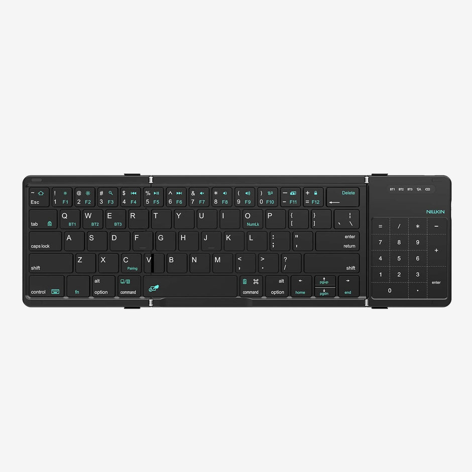 Teclado Bluetooth Plegable Nillkin Cube Pocket con Touchpad Negro Bosque Profundo 1