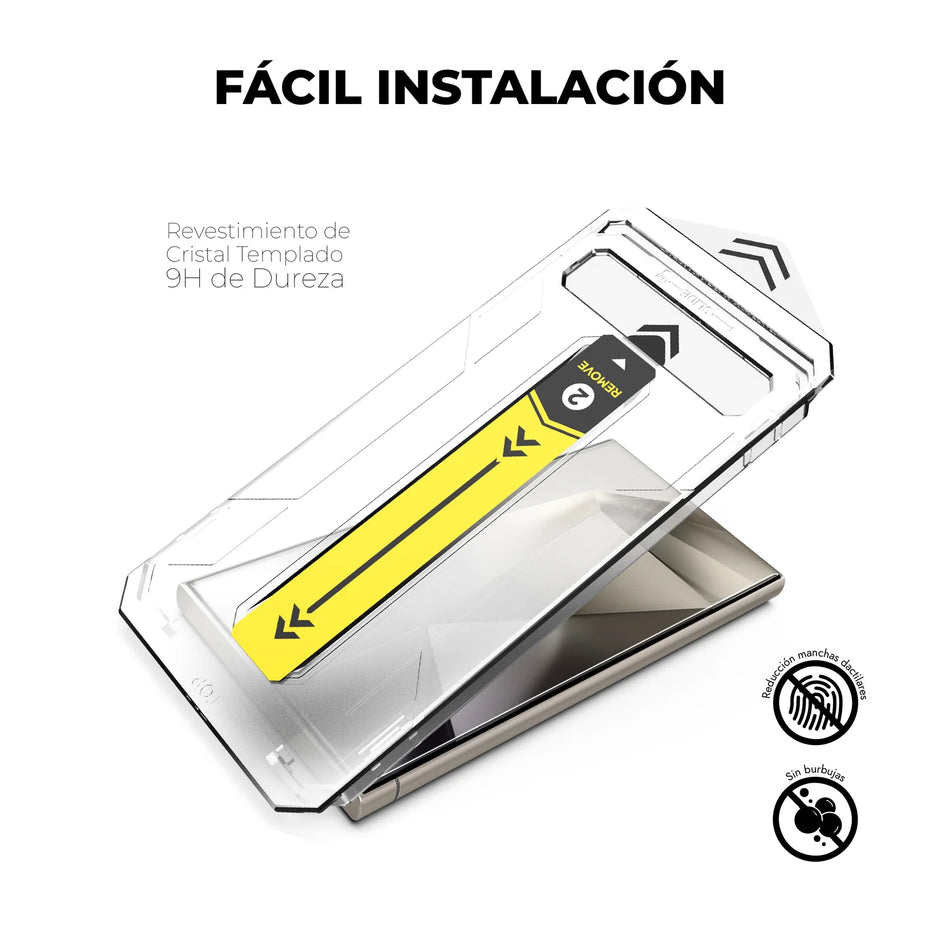 Protector de Pantalla Vidrio Templado 9H - Galaxy S24 Ultra (2 UND)