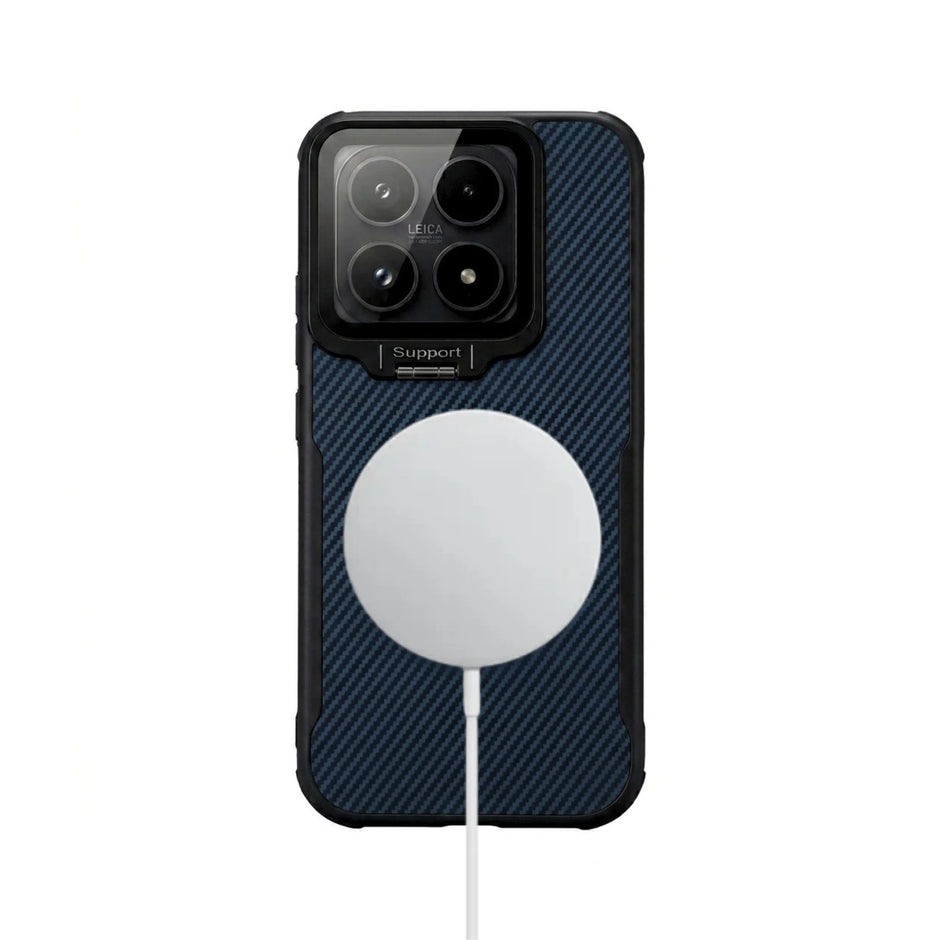 Case Carbono Camshield Xiaomi 17 | Azul Real